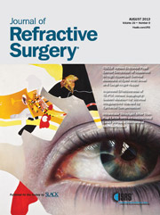 Journal of Refractive Surgery - Agosto 2013