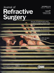 Journal of Refractive Surgery - Noviembre 2014